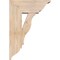 Ekena Millwork Funston Traditional Smooth Bracket w/ Offset Brace, Douglas Fir, 7 1/2"W x 18"D x 26"H BKT0806X18X26FST01SDF - alternate 3
